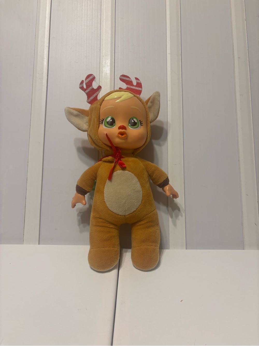 Cry Babies Tiny Cuddles Reindeer Baby Doll